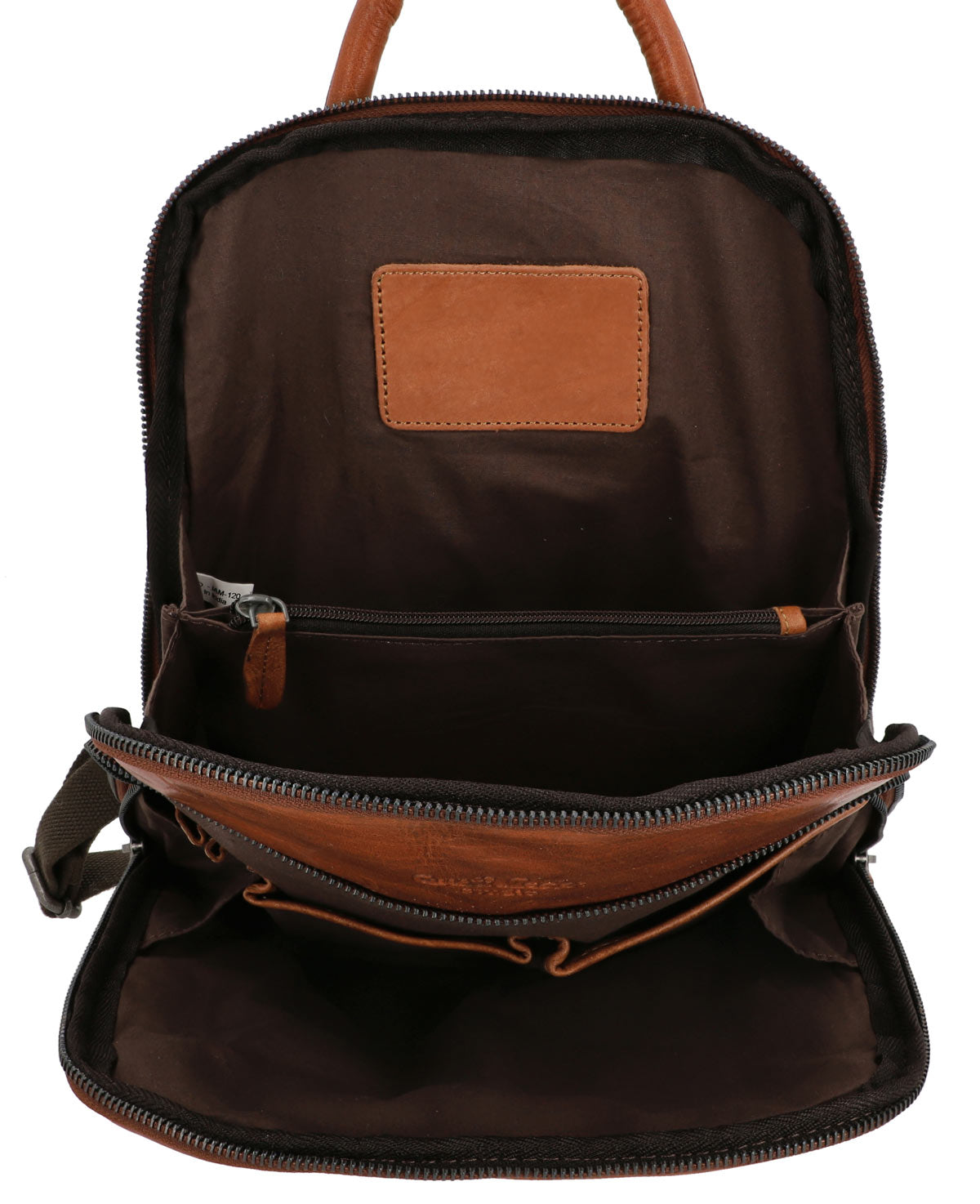 Gusti Leder Marken Leder Rucksack Damen Gusti Leder Leinenrucksack